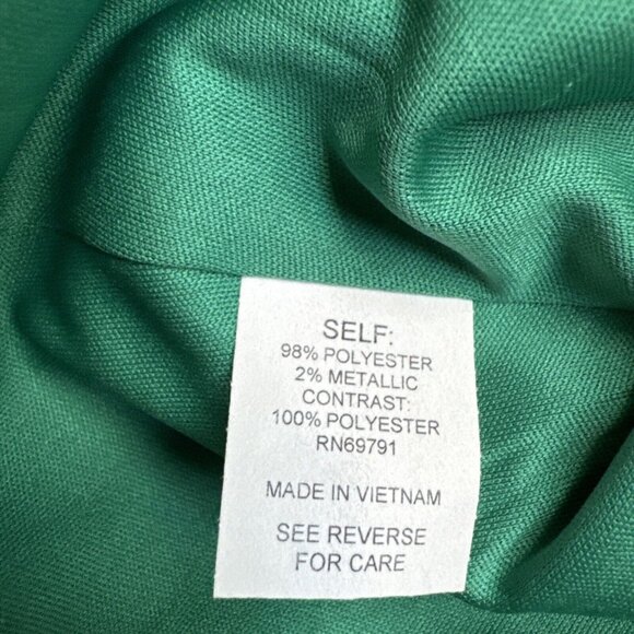 Sara‎ Michelle Bell Sleeve Green Blouse Popover Elastic Hem 2X Fairy Whimsigoth - Picture 7 of 9